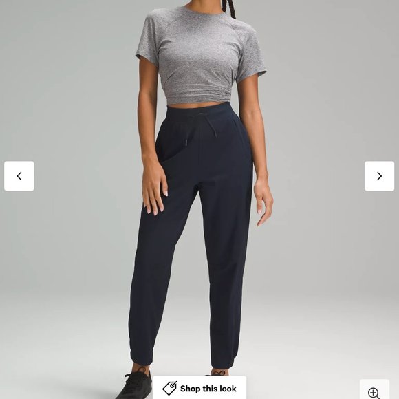 Lelulemon License to Train High-Rise Pant Jogger Navy Sz 2 - Picture 1 of 8